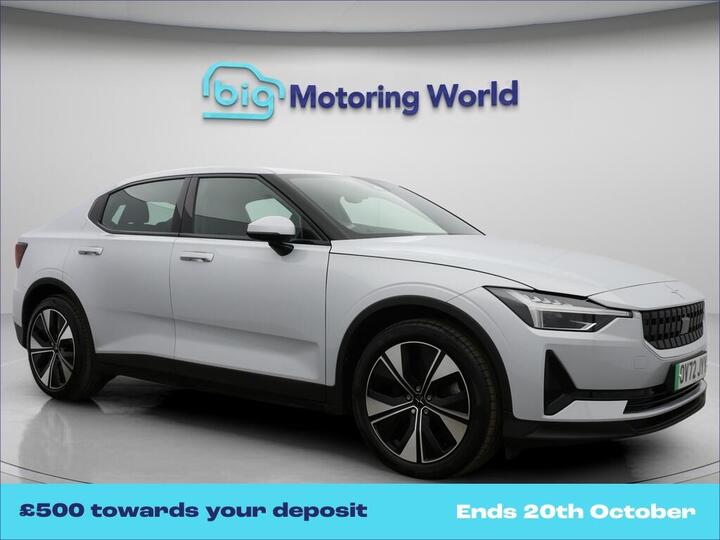 Polestar Polestar 2 Single Motor 69kWh Standard Range Fastback Auto FWD 5dr