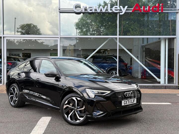 Audi E-tron 50 Black Edition Sportback Auto Quattro 5dr 71.2kWh (11kW Charger)
