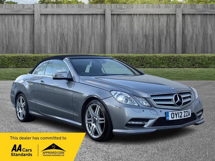 Mercedes-Benz E Class 1.8 E250 BlueEfficiency Sport Edition 125 Cabriolet G-Tronic+ Euro 5 (s/s) 2dr
