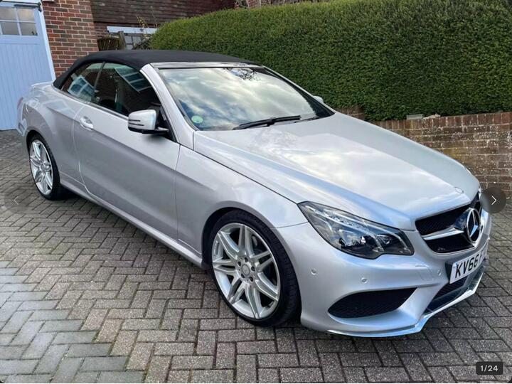 Mercedes-Benz E Class 2.1 E220d AMG Line Edition Cabriolet G-Tronic+ Euro 6 (s/s) 2dr