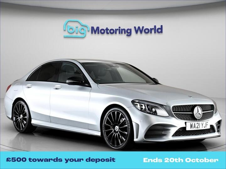 Mercedes-Benz C Class 2.0 C220d AMG Line Night Edition (Premium) G-Tronic+ Euro 6 (s/s) 4dr