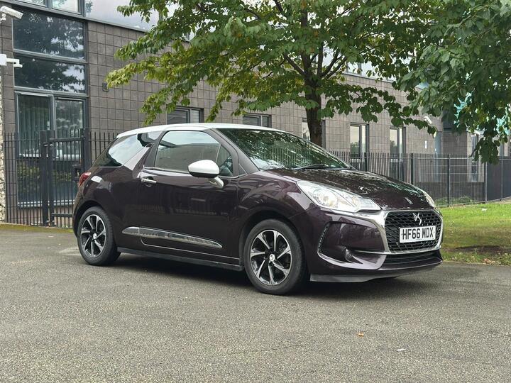 DS AUTOMOBILES DS 3 1.2 PureTech Elegance Euro 6 (s/s) 3dr DS AUTOMOBILES DS 3 1.2 PureTech Elegance Euro 6 (s/s) 3dr