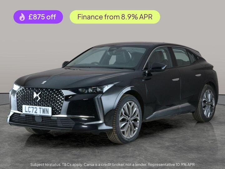 DS AUTOMOBILES DS 4 1.6 E-TENSE 12.4kWh Trocadero EAT8 Euro 6 (s/s) 5dr DS AUTOMOBILES DS 4 1.6 E-TENSE 12.4kWh Trocadero EAT8 Euro 6 (s/s) 5dr