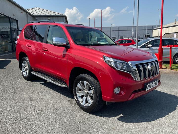 Toyota LAND CRUISER 2.8D Invincible Auto 4WD Euro 6 5dr (7 Seats)