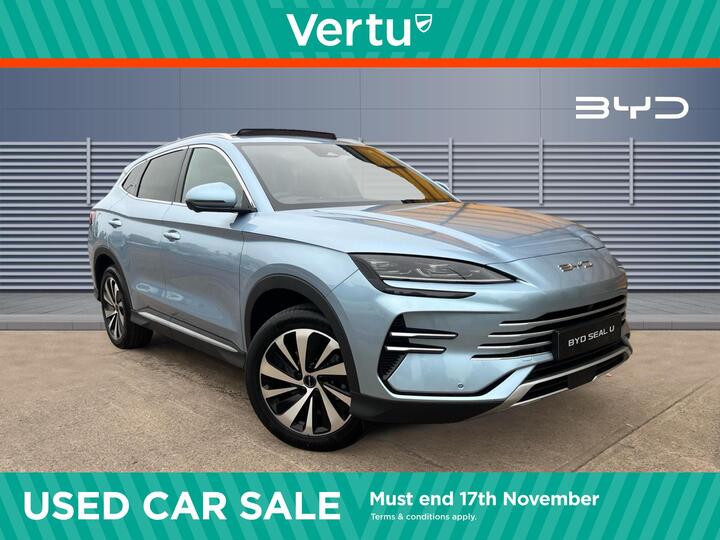 BYD Seal U 1.5 DM-i 18.3kWh Design CVT Auto AWD Euro 6 (s/s) 5dr