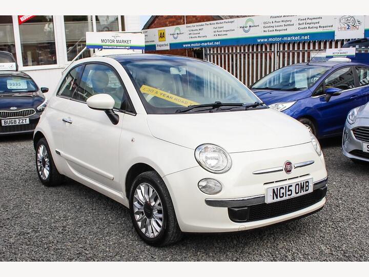 Fiat 500 1.2 Lounge Euro 6 (s/s) 3dr
