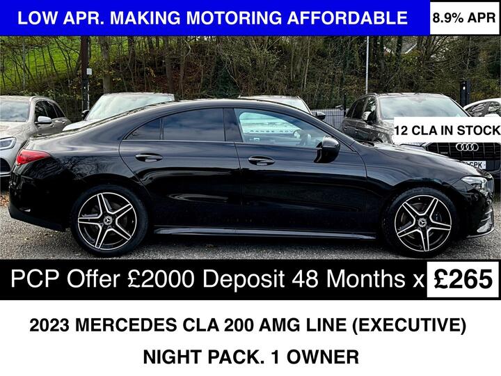Mercedes-Benz CLA 1.3 CLA200 AMG Line (Executive) Coupe 7G-DCT Euro 6 (s/s) 4dr Mercedes-Benz CLA 1.3 CLA200 AMG Line (Executive) Coupe 7G-DCT Euro 6 (s/s) 4dr