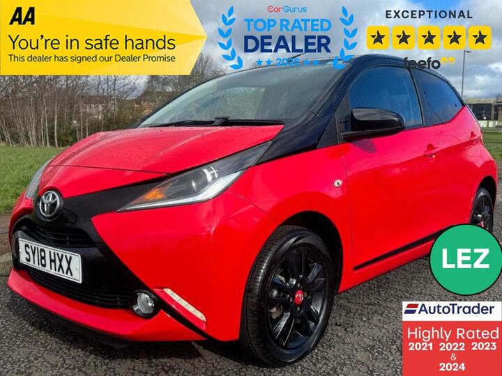 Toyota AYGO 1.0 VVT-i X-cite 4 Red Bi-Tone Euro 6 5dr