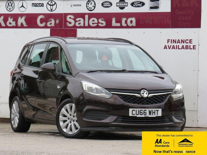 Vauxhall ZAFIRA TOURER 1.4i Turbo Design Euro 6 5dr