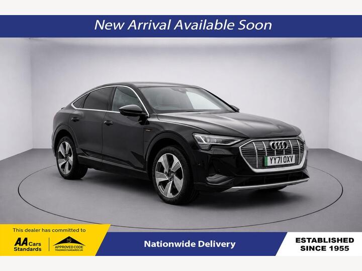 Audi E-TRON 50 S Line Sportback Auto Quattro 5dr 71.2kWh (11kW Charger)
