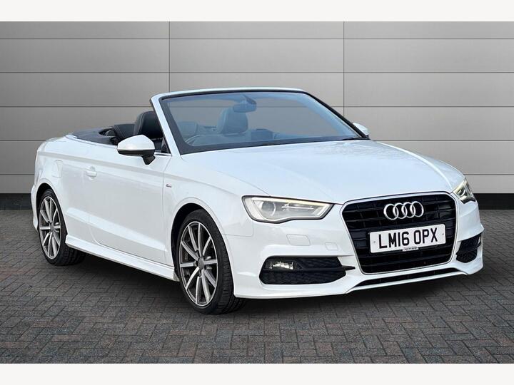 Audi A3 Cabriolet 1.4 TFSI CoD S Line S Tronic Euro 6 (s/s) 2dr (Nav)
