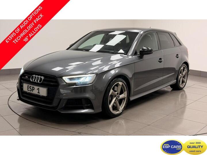 Audi S3 2.0 TFSI Black Edition Sportback S Tronic Quattro Euro 6 (s/s) 5dr