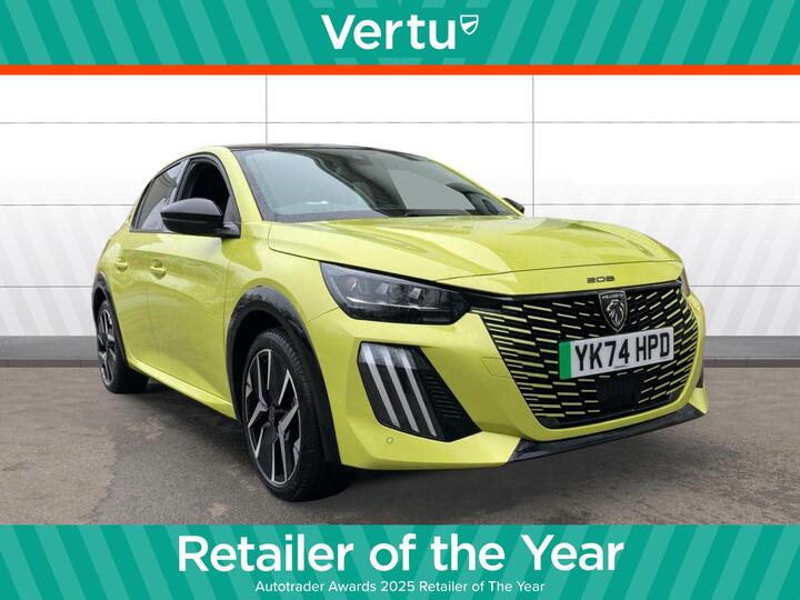 Peugeot E-208 51kWh GT Auto 5dr (7.4kW Charger)