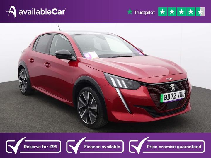 Peugeot E-208 50kWh GT Premium Auto 5dr (7kW Charger)
