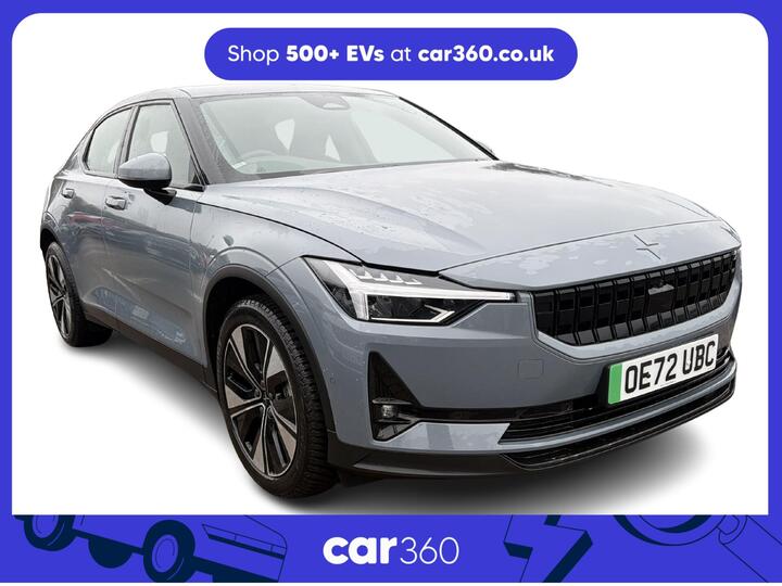 Polestar Polestar 2 Single Motor 69kWh Standard Range Fastback Auto FWD 5dr Polestar Polestar 2 Single Motor 69kWh Standard Range Fastback Auto FWD 5dr