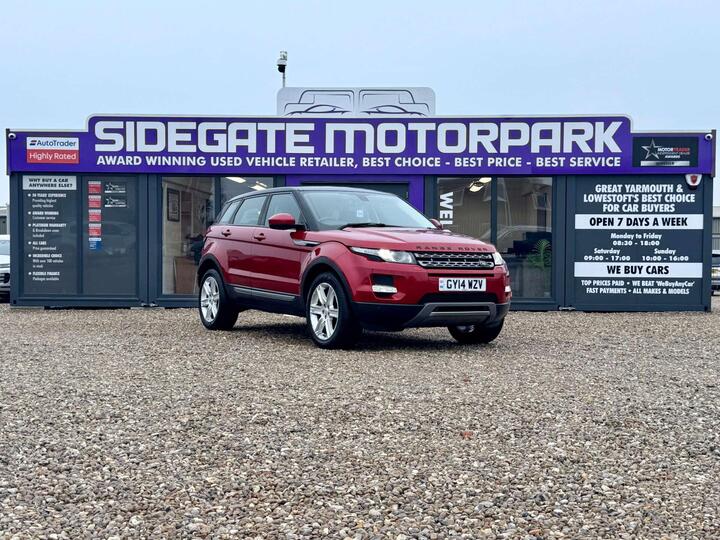 Land Rover Range Rover Evoque 2.2 SD4 Pure Tech 4WD Euro 5 (s/s) 5dr Land Rover Range Rover Evoque 2.2 SD4 Pure Tech 4WD Euro 5 (s/s) 5dr