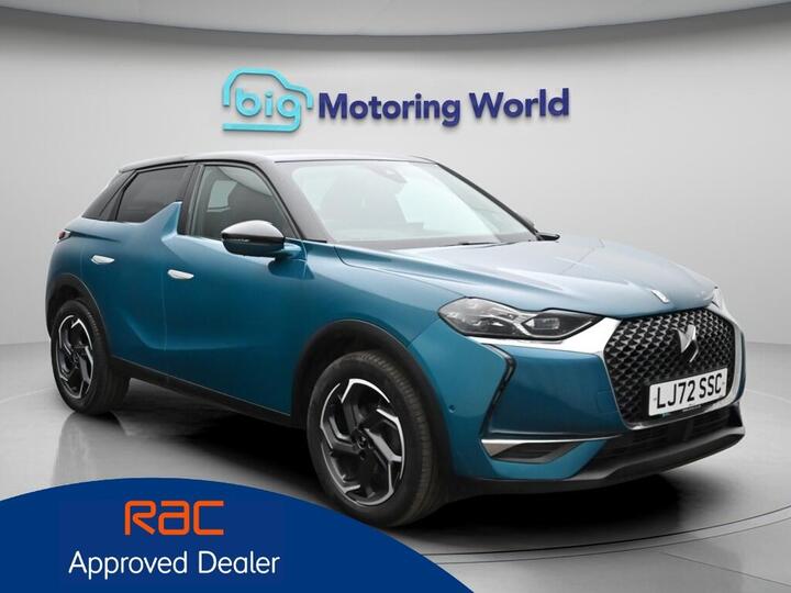 DS AUTOMOBILES DS 3 CROSSBACK 1.2 PureTech Rivoli Crossback EAT8 Euro 6 (s/s) 5dr DS AUTOMOBILES DS 3 CROSSBACK 1.2 PureTech Rivoli Crossback EAT8 Euro 6 (s/s) 5dr