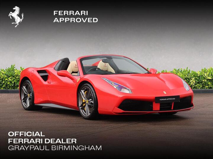 Ferrari 488 3.9T V8 Spider F1 DCT Euro 6 (s/s) 2dr