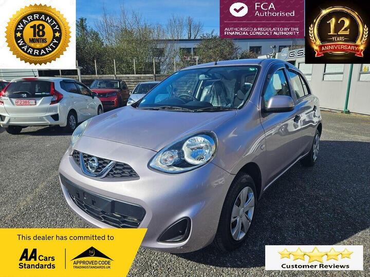 Nissan Micra 18M WARRANTY,WARRANTED MILES, REVCAM