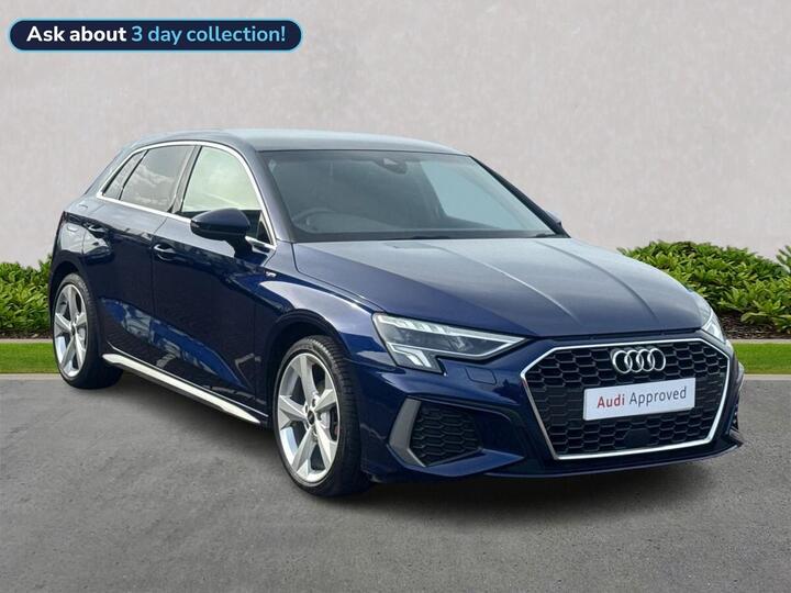 Audi A3 1.0 TFSI 30 S Line Sportback S Tronic Euro 6 (s/s) 5dr