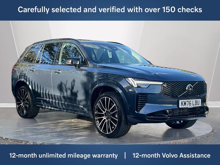 Volvo XC90 2.0 T8 18.8kWh Ultra Dark Auto 4WD Euro 6 (s/s) 5dr