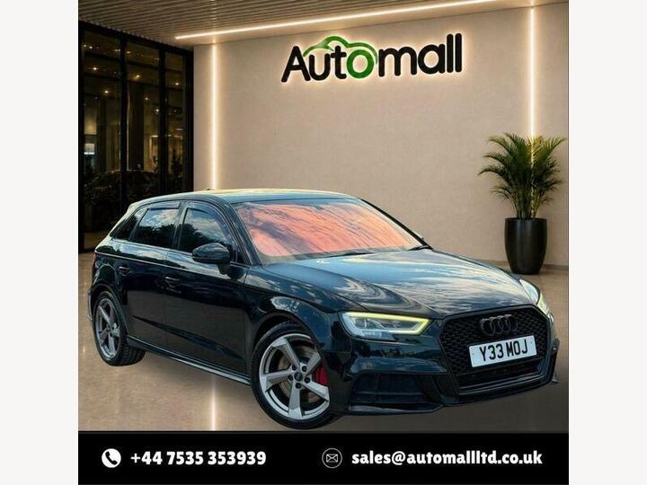 Audi S3 2.0 TFSI Black Edition Sportback S Tronic Quattro Euro 6 (s/s) 5dr