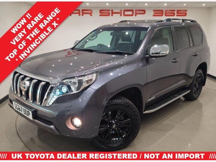 Toyota LAND CRUISER 2.8D Invincible X Auto 4WD Euro 6 5dr (7 Seats)