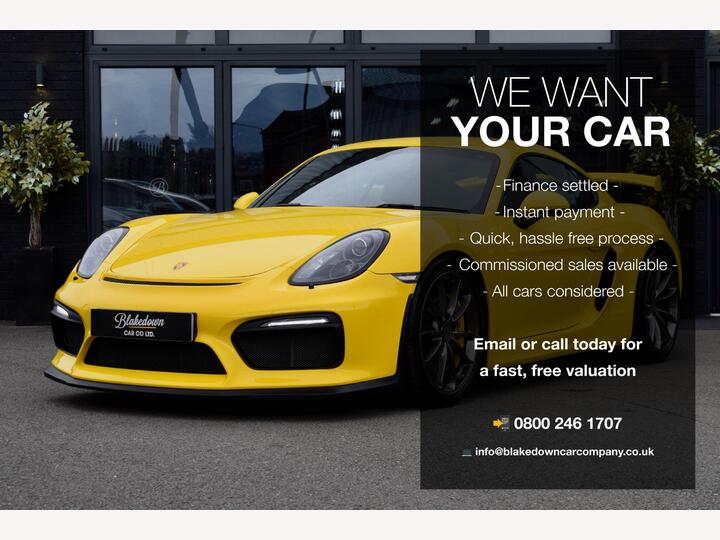 Porsche Cayman 3.8 981 GT4 Euro 6 2dr