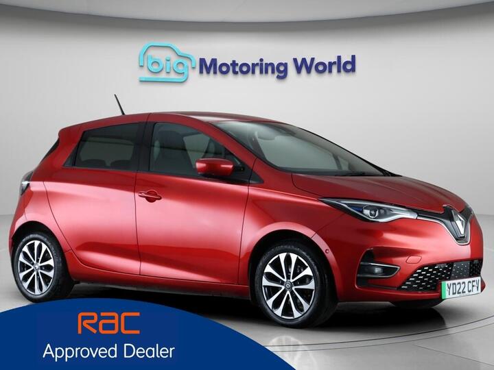 Renault Zoe R135 EV50 52kWh GT Edition Auto 5dr (Rapid Charge)