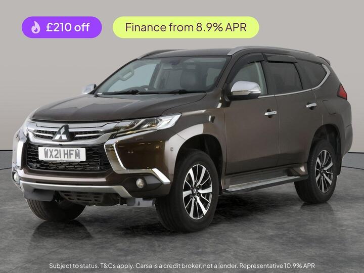 Mitsubishi Shogun Sport 2.4D 4 Auto 4WD Euro 6 5dr Mitsubishi Shogun Sport 2.4D 4 Auto 4WD Euro 6 5dr