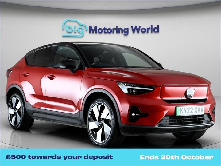Volvo C40 Twin Recharge 78kWh Ultimate Auto AWD 5dr