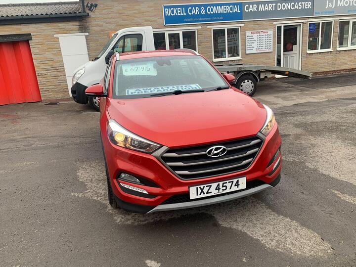 Hyundai TUCSON 1.7 CRDi Blue Drive SE Euro 6 (s/s) 5dr