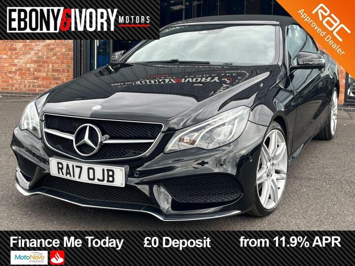 Mercedes-Benz E-CLASS 2.1 E220d AMG Line Edition Cabriolet G-Tronic+ Euro 6 (s/s) 2dr
