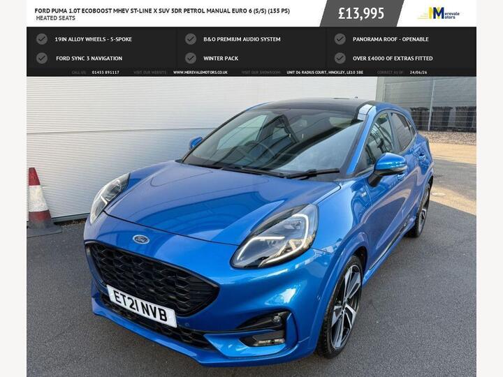 Ford PUMA 1.0T EcoBoost MHEV ST-Line X Euro 6 (s/s) 5dr