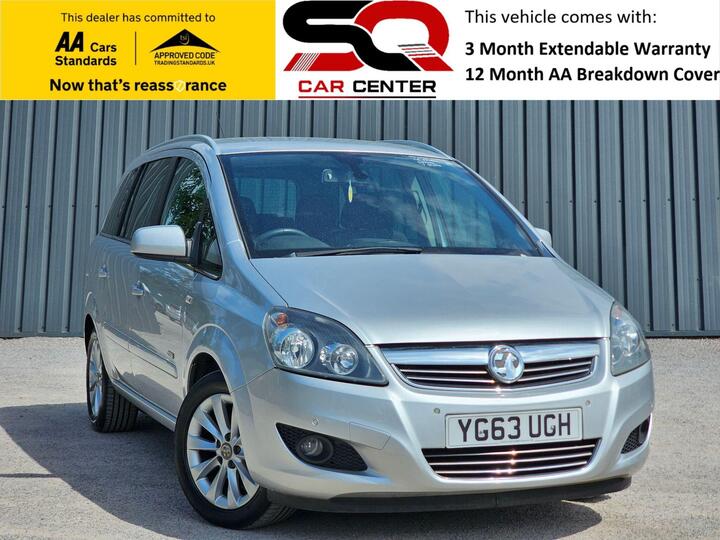 Vauxhall Zafira 1.8 16V Design Euro 5 5dr (SNav) Vauxhall Zafira 1.8 16V Design Euro 5 5dr (SNav)