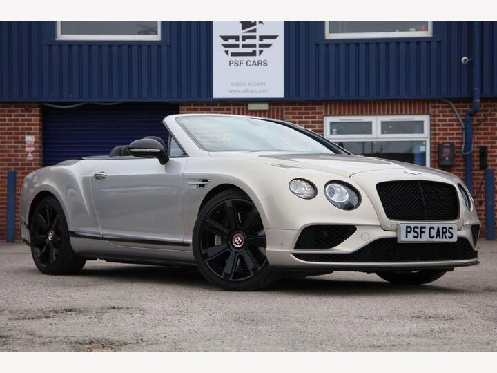 Bentley CONTINENTAL 4.0 V8 GTC S Auto 4WD Euro 6 2dr Bentley CONTINENTAL 4.0 V8 GTC S Auto 4WD Euro 6 2dr