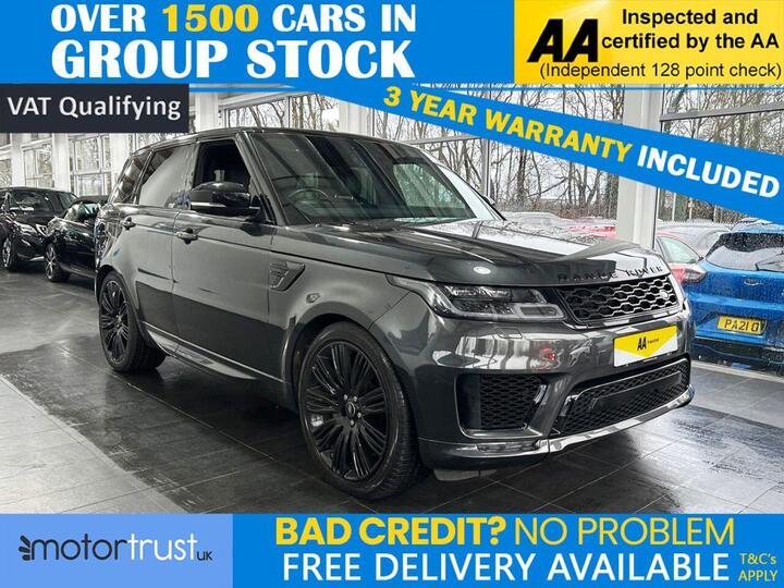 Land Rover RANGE ROVER SPORT 3.0 D300 MHEV HSE Dynamic Black Auto 4WD Euro 6 (s/s) 5dr Land Rover RANGE ROVER SPORT 3.0 D300 MHEV HSE Dynamic Black Auto 4WD Euro 6 (s/s) 5dr