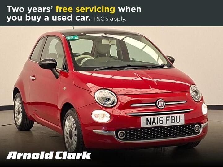 Fiat 500 1.2 Lounge Euro 6 (s/s) 3dr