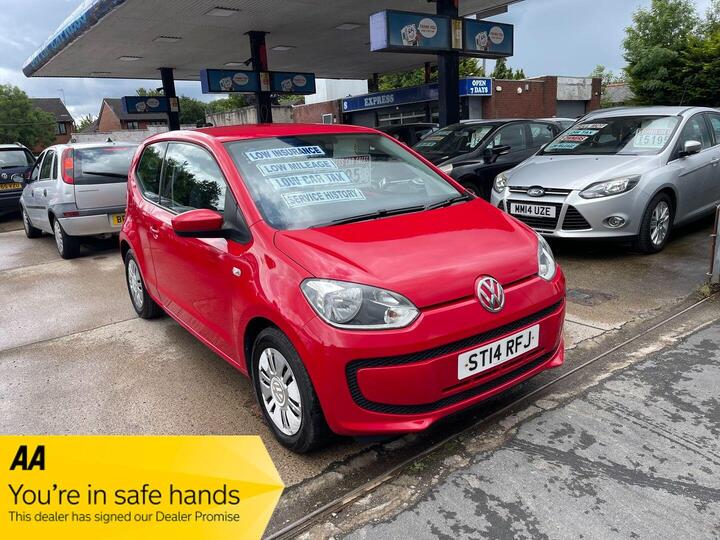 Volkswagen Up! 1.0 BlueMotion Tech Move Up! Euro 5 (s/s) 3dr Volkswagen Up! 1.0 BlueMotion Tech Move Up! Euro 5 (s/s) 3dr
