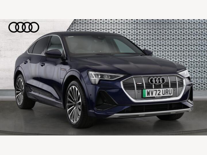 Audi E-tron 50 S Line Sportback Auto Quattro 5dr 71.2kWh (11kW Charger)