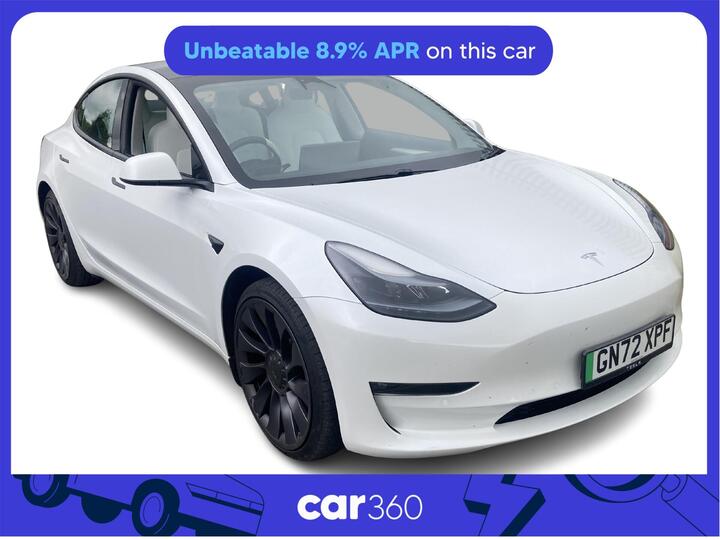 Tesla Model 3 (Dual Motor) Performance Auto 4WDE 4dr (Performance Upgrade)