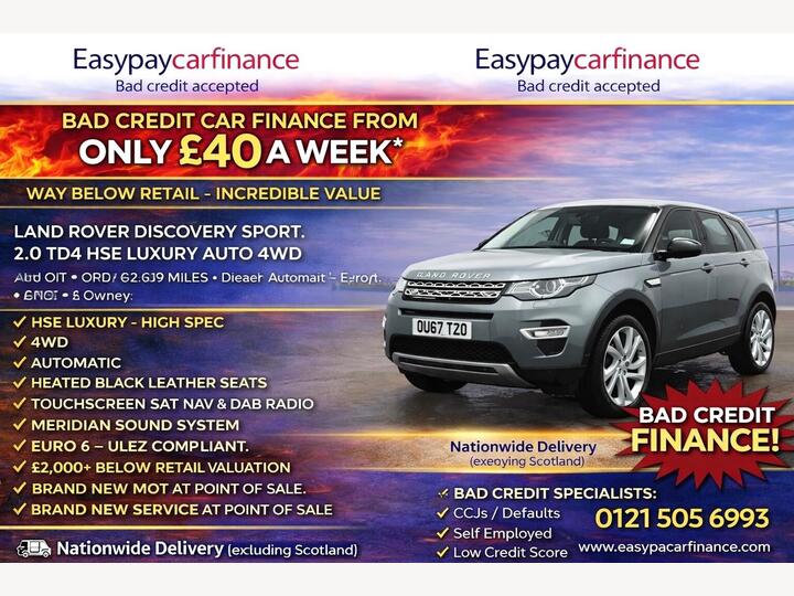 Land Rover Discovery Sport 2.0 TD4 HSE Luxury Auto 4WD Euro 6 (s/s) 5dr
