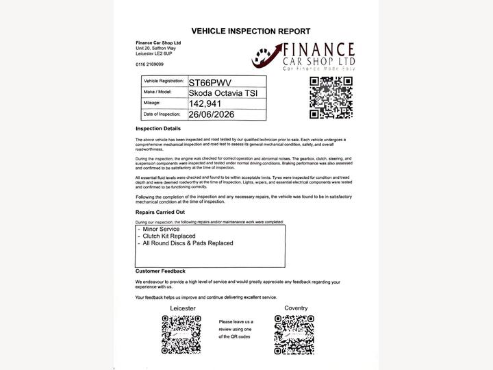 Skoda Octavia 1.4 TSI SE L DSG Euro 6 (s/s) 5dr