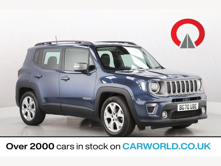 Jeep RENEGADE 1.3 GSE T4 Limited DDCT Euro 6 (s/s) 5dr Jeep RENEGADE 1.3 GSE T4 Limited DDCT Euro 6 (s/s) 5dr