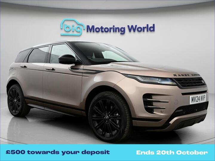 Land Rover Range Rover Evoque 1.5 P300e 11.9kWh Dynamic SE Auto 4WD Euro 6 (s/s) 5dr