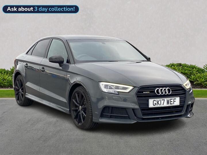 Audi A3 2.0 TDI Black Edition S Tronic Auto 6Spd Quattro Euro 6 (s/s) 4dr