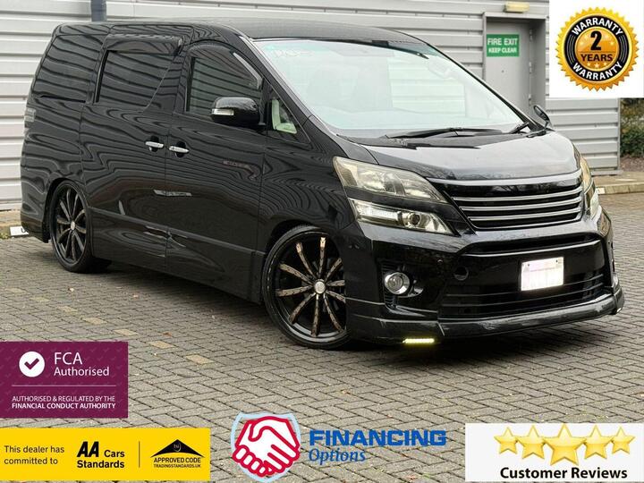 Toyota Vellfire Unique Bodykit 2.4 Petrol, Quad Exhaust