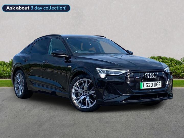 Audi E-TRON 55 Black Edition Sportback Auto Quattro 5dr 95kWh (11kW Charger)