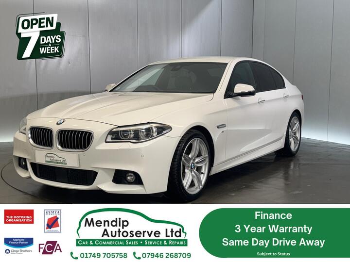 BMW 5 Series 2.0 520i M Sport Saloon 4dr Petrol Auto Euro 6 (s/s) (184 Ps) BMW 5 Series 2.0 520i M Sport Saloon 4dr Petrol Auto Euro 6 (s/s) (184 Ps)