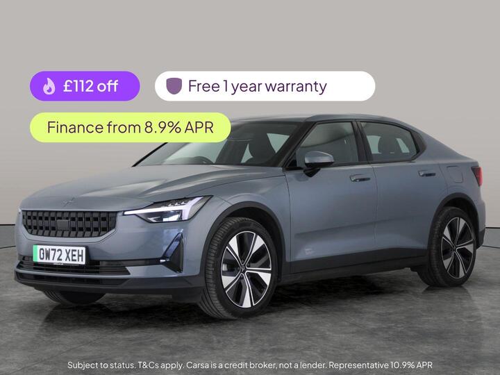 Polestar Polestar 2 Single Motor 69kWh Standard Range Fastback Auto FWD 5dr
